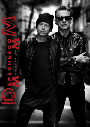 Depeche Mode A1 Poster wird gerollt geliefert