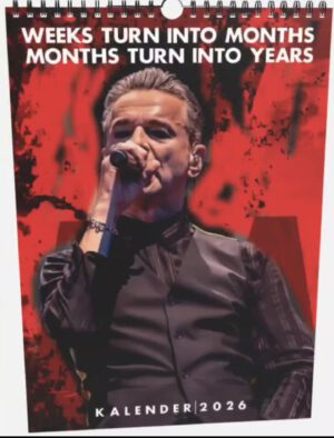 Depeche Mode A3 Wandkalender  2026 mit A1 Poster