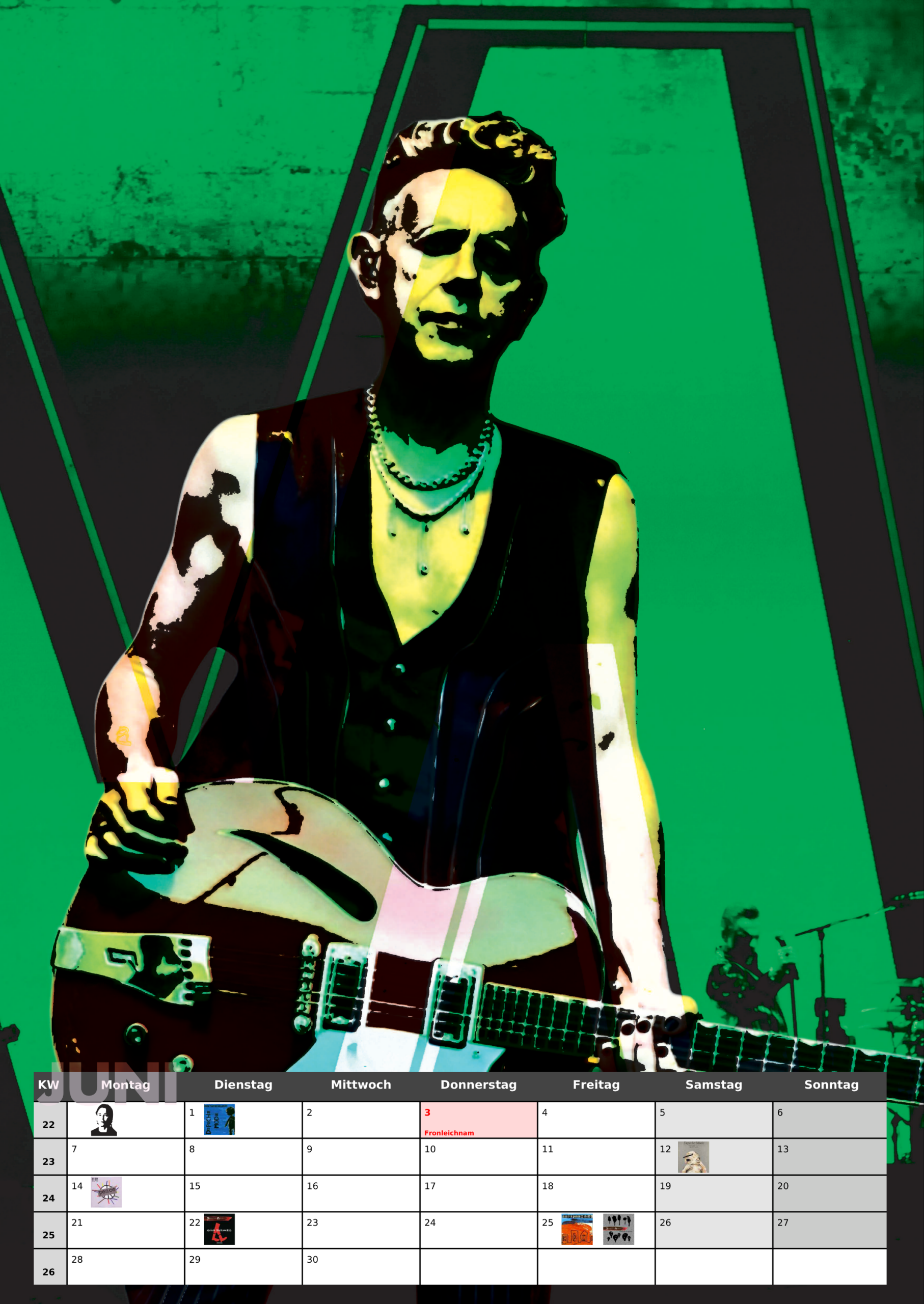 Depeche Mode Kalender 2027 Din A3 – Bild 2