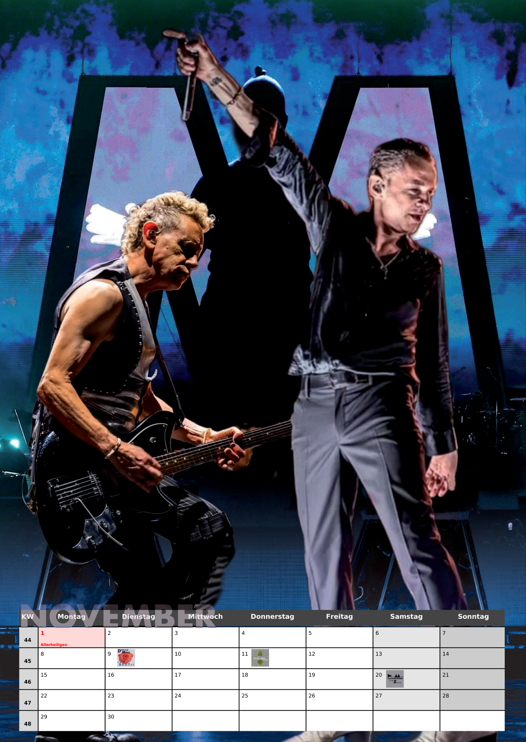 Depeche Mode Kalender 2027 Din A3 – Bild 3