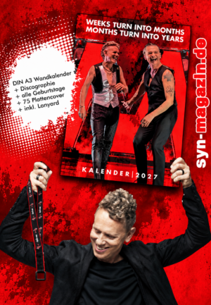 depeche mode Wandkalender 2027 A3 mit Violator Lanyard